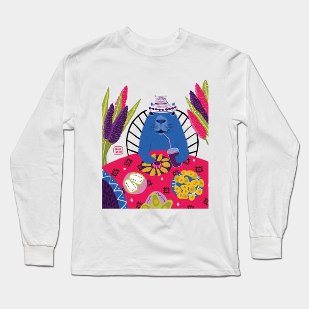 Colombian feast Long Sleeve T-Shirt by Iruksson